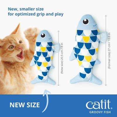 Show full view: Catit Groovy Fish Catnip Cat Toy slide 2 of 7