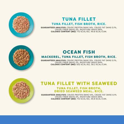 Show full view: Applaws Limited Ingredient Fish Selection in Broth Wet Cat Food, 2.47-oz, case of 36 slide 4 of 9