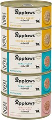 Applaws Limited Ingredient Variety Pack Selection in Broth Wet Cat Food, 2.47-oz can, case of 5