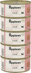 Applaws Limited Ingredient Tuna Fillet & Salmon in Broth Wet Cat Food, 2.47-oz can, case of 5