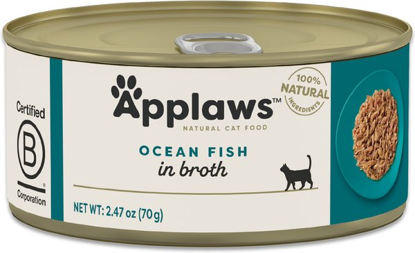 Applaws Limited Ingredient Ocean Fish in Broth Wet Cat Food