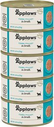 Applaws Limited Ingredient Tuna Fillet in Broth Wet Cat Food, 2.47-oz can, case of 5