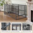 Show in main carousel: RYPetmia Indoor/Outdoor Dog Playpen, Charcoal Gray slide 4 of 8