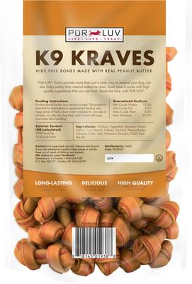 Show full view: Pur Luv K9 Kraves Peanut Butter Dog Treats, 20 count slide 10 of 10