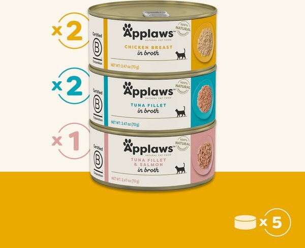 Applaws Limited Ingredient Kitten Variety Pack in Broth Wet Cat Food