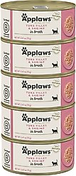 Applaws Limited Ingredient Tuna Fillet & Shrimp in Broth Wet Cat Food, 2.47-oz can, case of 5