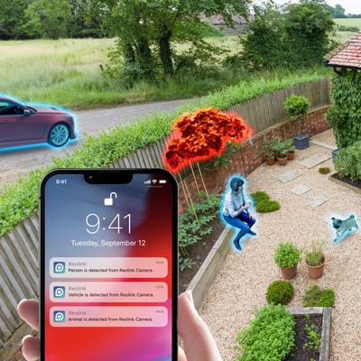 Show full view: Reolink E Series E560 Outdoor WiFi Pet Camera, White slide 4 of 9