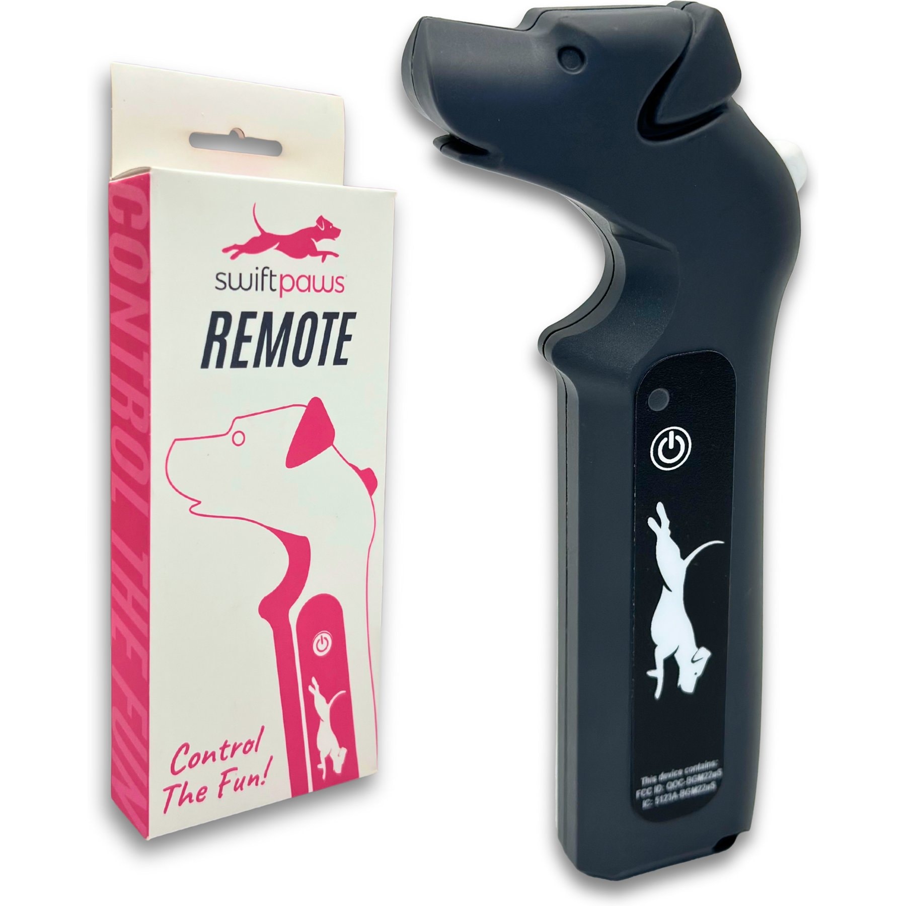 SwiftPaws Handheld Remote Controller for Chase! Dog Toy, Black