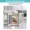 Show in main carousel: Front Row Clear Indoor & Outdoor Foldable Dog Playpen, Ash Gray slide 8 of 10