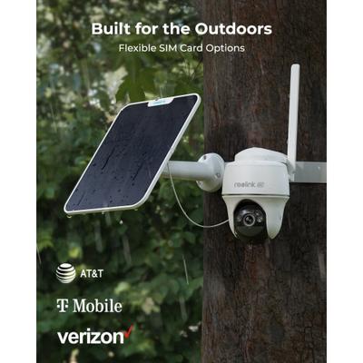 Show full view: Reolink 4K 4G LTE Outdoor Pet Camera, White slide 5 of 10