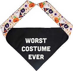 Pet Krewe Worst Costume Ever Reversible Bandana Dog Costume