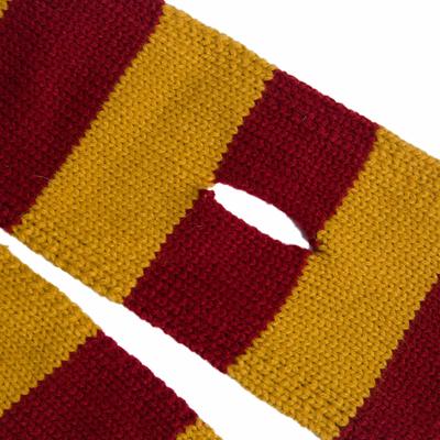 Show full view: Pet Krewe Hipster Wizard Scarf Dog Costume, Red/Yellow slide 8 of 9