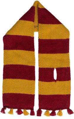 Show full view: Pet Krewe Hipster Wizard Scarf Dog Costume, Red/Yellow slide 6 of 9