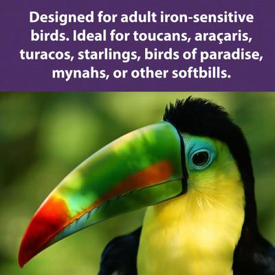 Show full view: Mazuri Softbill Low Iron Bird Food, 15-lb bag slide 4 of 9