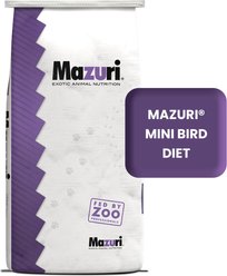 Mazuri Mini Bird Food, 25-lb bag