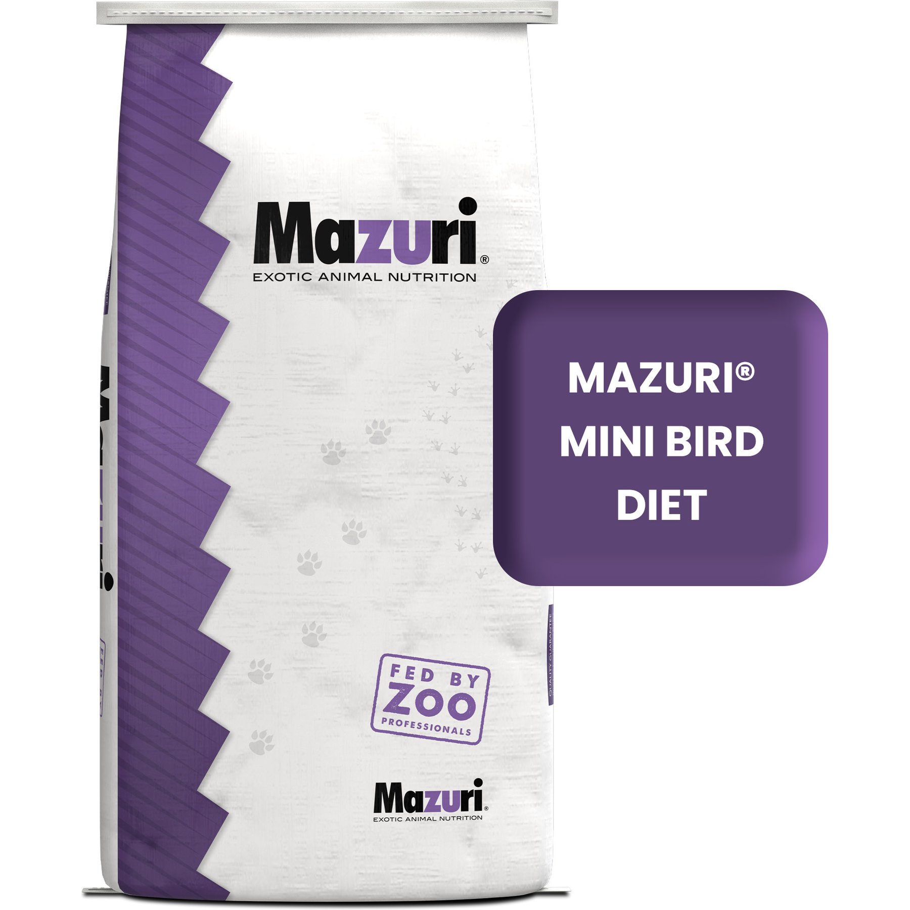 Mazuri Mini Bird Food, 25-lb bag