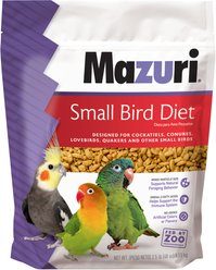 Mazuri Small Bird Food, 2.5-lb bag