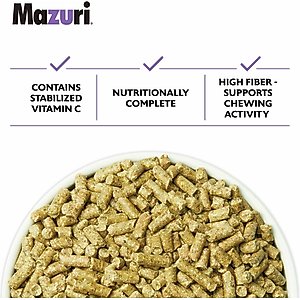 Mazuri Timothy-Based Guinea Pig Food, 25-lb bag