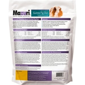 Mazuri Timothy-Based Guinea Pig Food, 5-lb bag