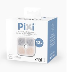 Catit Pixi Cartridge Cat Fountain Filter, 12 count