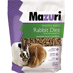 Mazuri Timothy Based Rabbit Food, 5-lb bag