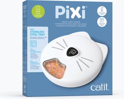 Catit Pixi Smart 6-Meal Cat Feeder, Stainless