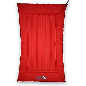 Lazy Dog Lounger Water Raft Dog Toy, Red, Large