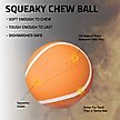 Show in main carousel: Playology Halloween Pumpkin Spice Scented Squeaky Chew Ball Dog Toy, Orange, Jumbo slide 2 of 7