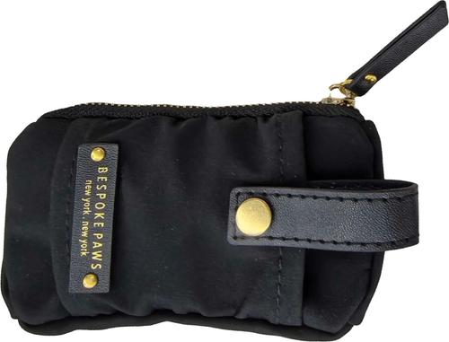 Show full view: Bespoke Paws Pawsh Pouch Leash Attachment Dog Poop Bag Dispenser, Black slide 2 of 10