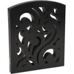 Show in main carousel: Etna Scrolled 3 Panel Adjustable Wooden Dog Gate, Black, 48 x 19-in slide 1 of 3
