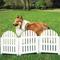 Show in main carousel: Etna Adirondack 3 Panel Adjustable Wooden Dog Gate, White, 48 x 19-in slide 3 of 4