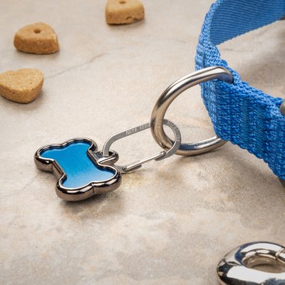 Nite Ize Nite Ize MicroLink ID Tag Carabiner Dog Collar Accessory, 2 count