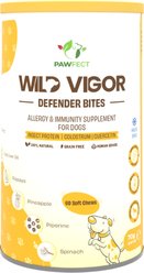 Pawfect Wild Vigor Defender Bites Chew Supplement for Dogs, 60 count jar