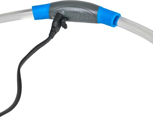 Show full view: Nite Ize NiteHowl Rechargeable LED Dog Safety Necklace, Blue, 12 to 27-in neck slide 9 of 10