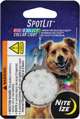 Show full view: Nite Ize SpotLit LED Disc-O Select Dog Collar Light slide 9 of 11
