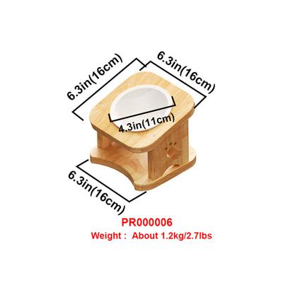 Show full view: PETOMG Single Elevated Cat Bowl, 1-cup slide 3 of 3