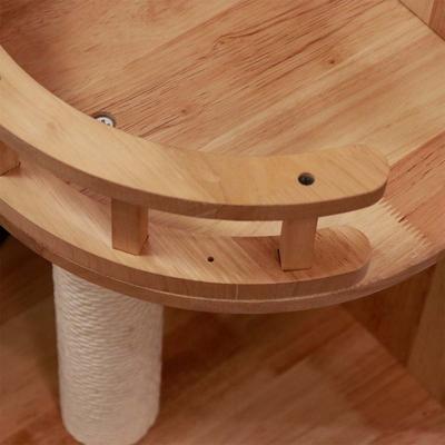 Show full view: PETOMG 36-in Cat Condo, Wood Color, Medium slide 7 of 9