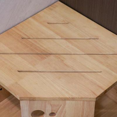 Show full view: PETOMG Corner House Cat Wall Shelf, Wood Color, Medium slide 4 of 7