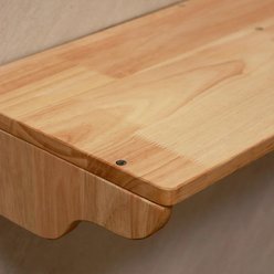 PETOMG 23.6-in Cat Wall Shelf, Wood Color, Medium slide 2 of 5