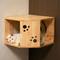 Show in main carousel: PETOMG Corner House Cat Wall Shelf, Wood Color, Medium slide 1 of 7