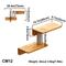 Show in main carousel: PETOMG Steps & Scratching Post Cat Wall Shelf, Wood Color, Medium slide 2 of 8