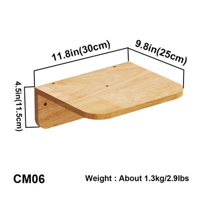 Show full view: PETOMG 11.8-in Cat Wall Shelf slide 2 of 8