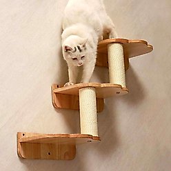 PETOMG Climber Cat Wall Shelf, Wood Color, Medium slide 1 of 7