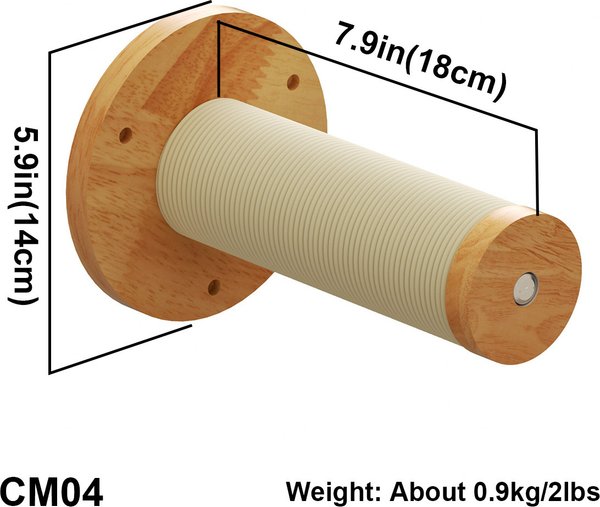 PETOMG Scratching Post Cat Wall Shelves