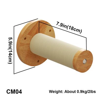 Show full view: PETOMG Scratching Post Cat Wall Shelves, 2 count slide 2 of 6