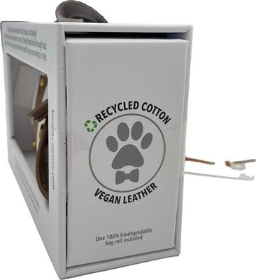 Show full view: Bespoke Paws Pawsh Pouch Leash Attachment Dog Poop Bag Dispenser, Ivory slide 8 of 10