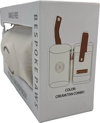 Show full view: Bespoke Paws Pawsh Pouch Leash Attachment Dog Poop Bag Dispenser, Ivory slide 7 of 10