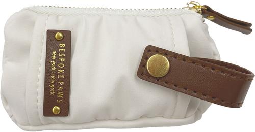 Show full view: Bespoke Paws Pawsh Pouch Leash Attachment Dog Poop Bag Dispenser, Ivory slide 2 of 10