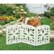 Show in main carousel: Etna Flower Design 3 Panel Adjustable Wooden Dog Gate, White, 48 x 19-in slide 3 of 3