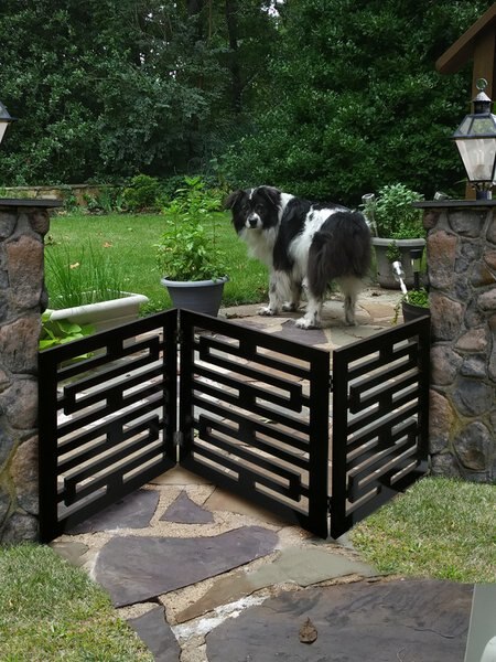 Etna Avant Garde 3 Panel Adjustable Wooden Dog Gate